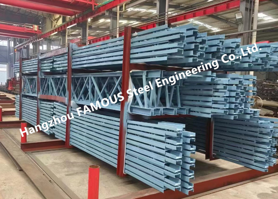 Κίνα Προσαρμοσμένες κατασκευασμένες δοκοί χάλυβα για το πάτωμα Decking μετάλλων προμηθευτής