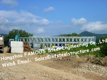 Κίνα Ο εύκολος εγκατάστασης χάλυβα της Bailey τύπος παρόδων HD200 γεφυρών ενιαίος γαλβάνισε τη μορφωματική γαλβανισμένη γέφυρα προμηθευτής