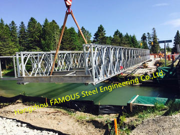 Κίνα Προσαρμοσμένη χάλυβα της Bailey γέφυρα δομικού χάλυβα γεφυρών φορητή μορφωματική προμηθευτής