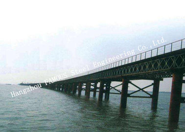 Κίνα Ενιαία προκατασκευασμένη πάροδος συνέλευση κατασκευής γεφυρών χάλυβα της Bailey Multispan προμηθευτής