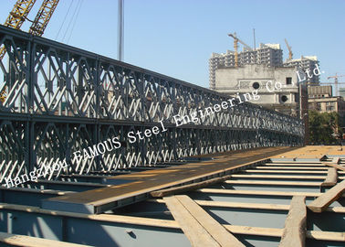 Κίνα Το σύγχρονο ύφος προκατασκεύασε τη μορφωματική χάλυβα επεξεργασία επιφάνειας της Bailey γαλβανισμένη γέφυρα προμηθευτής