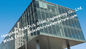 Διπλά ασημένια κτίρια γραφείων τοίχων κουρτινών προσόψεων γυαλιού συστημάτων επιστρώματος χαμηλός-ε βερνικωμένα ταινία ραβδί-χτισμένα προμηθευτής
