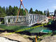 Προσαρμοσμένη χάλυβα της Bailey γέφυρα δομικού χάλυβα γεφυρών φορητή μορφωματική προμηθευτής