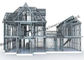 Με χαλύβδινο σκελετό σχέδιο οικοδόμησης των δομών χάλυβα &amp; της κατασκευής από τη διάσημη εταιρία αρχιτεκτονικής προμηθευτής