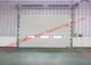 Τελειωμένο επιφάνειας παραθυρόφυλλο κυλίνδρων πορτών γκαράζ PVC αυτόματο βιομηχανικό με το οπτικό παράθυρο προμηθευτής