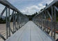 200 Τύπος μόνιμη γαλβανισμένη επεξεργασία επιφάνειας Χάλυβα Bailey γέφυρα Διπλές γραμμές γέφυρα προμηθευτής