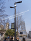 Ενσωματωμένος γαλβανισμένος φωτεινός σηματοδότης Πολωνός χάλυβα με οδικό σημάδι οθόνης των οδηγήσεων το ελαφρύ προμηθευτής