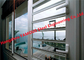 Louver γριλληών παραθύρου αλουμινίου παράθυρα με τον τυφώνα πλέγματος οθόνης προμηθευτής