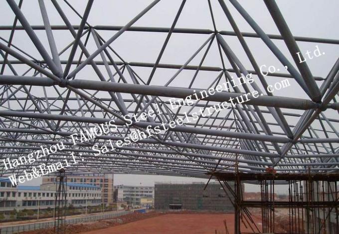 Βιομηχανική μεταλλική κατασκευή χάλυβα επεξεργασίας οικοδόμησης χάλυβα μετάλλων δομική Multi-storey 0