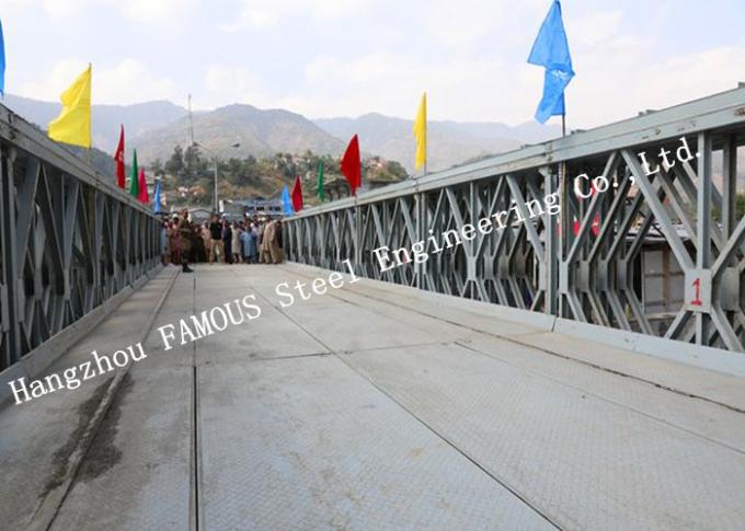 Χάλυβα προκατασκευασμένη Fabricator γέφυρα της Bailey χάλυβα δομική του ενισχυμένου χάλυβα Q345 0