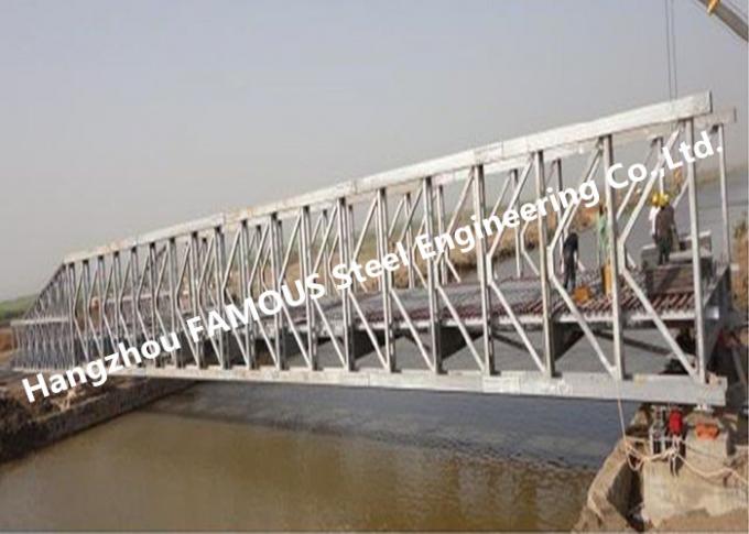 Πολυ έκτασης ενιαία παρόδων χάλυβα κιβωτίων δοκών της Bailey κατασκευή ζευκτόντων εγκιβωτισμού γεφυρών δομική 0