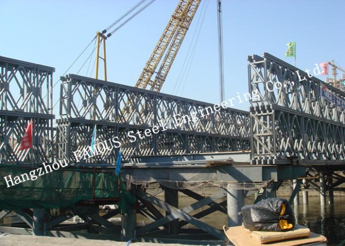 HD200 διπλή υπόλοιπου κόσμου γεφυρών γέφυρα της Bailey χάλυβα τύπων μορφωματική που ανυψώνει την εγκατάσταση στην περιοχή 0