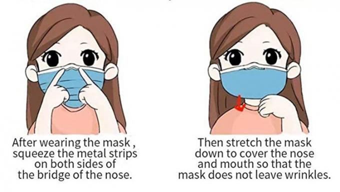 Μη υφανθείσα υλική 3 πτυχών μάσκα προσώπου Earloop μίας χρήσης 3