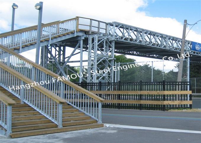 Τα βρετανικά πρότυπα συγκέντρωσαν το προσωρινό για τους πεζούς δημόσιο μέσο μεταφοράς γεφυρών της Bailey χάλυβα 0
