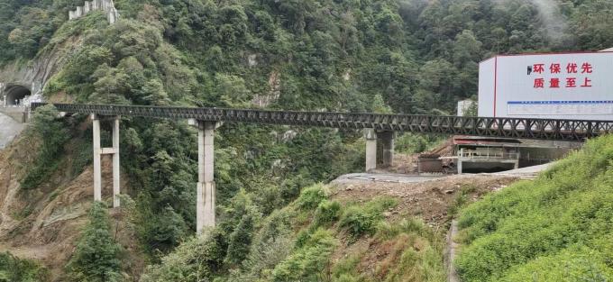τα τελευταία νέα της εταιρείας για Διάφορες γέφυρες της Bailey χάλυβα ολοκληρώθηκαν στη γραμμή sichuan-Θιβέτ  1
