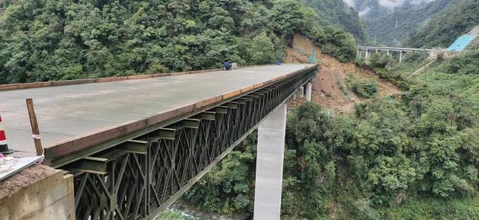 τα τελευταία νέα της εταιρείας για Διάφορες γέφυρες της Bailey χάλυβα ολοκληρώθηκαν στη γραμμή sichuan-Θιβέτ  2