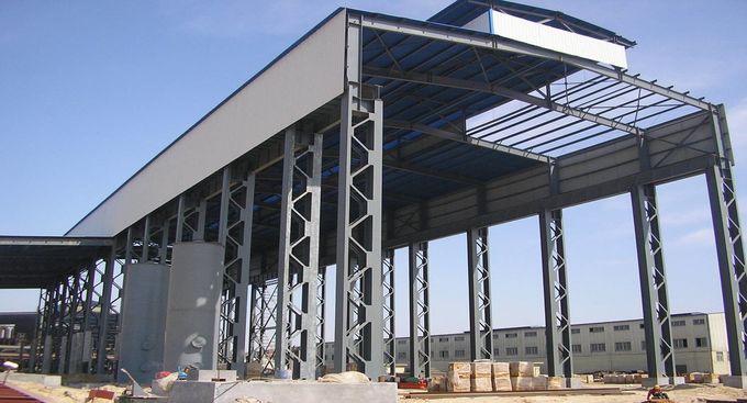 Το γαλβανισμένο εργοστάσιο Fabrications δομικού χάλυβα έριξε τα κτήρια για το κτήριο βιομηχανίας 0