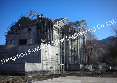Κίνα Ελαφριά κατασκευασμένη σπιτιών βιλών δομών χάλυβα προ οικοδόμηση κτηρίου με τα συστήματα επένδυσης προμηθευτής