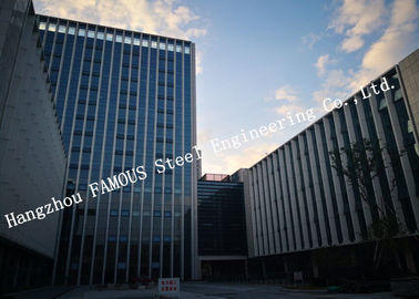 Κίνα Τοίχος κουρτινών γυαλιού που πλαισιώνει το Multi-Storey κτήριο χάλυβα για τη λεωφόρο αγορών του γραφείου CBD προμηθευτής