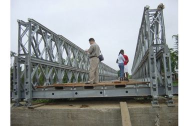 Κίνα Προσαρμοσμένη γέφυρα της Bailey χάλυβα σταθερότητας γεφυρών ξυλείας/φορητή γέφυρα CB100, CB200 χάλυβα προμηθευτής