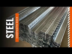 Προσαρμοσμένες κατασκευασμένες δοκοί Q345B χάλυβα για το τσιμεντένιο πάτωμα Decking μετάλλων