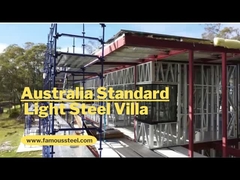 Μοντυλικό σπίτι Luxury Light Steel Villa Modern Prefab Light Guage Ζυγισμένα μπουκάλια